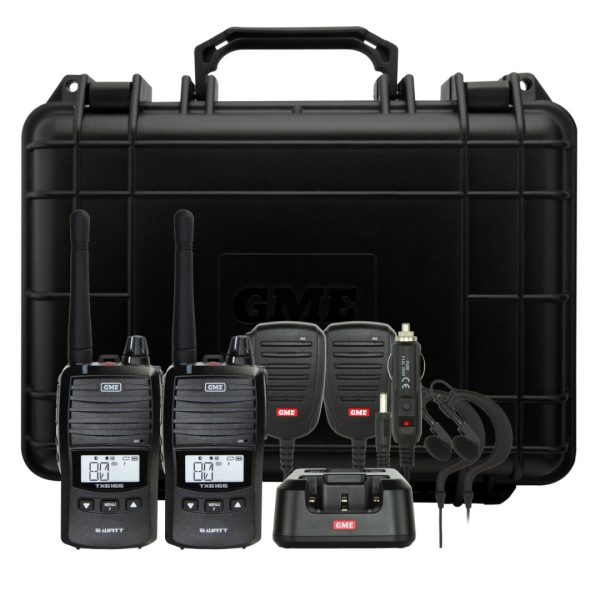 GME TX6165TP - 5 Watt Handled UHF CB Radio - Twin Pack
