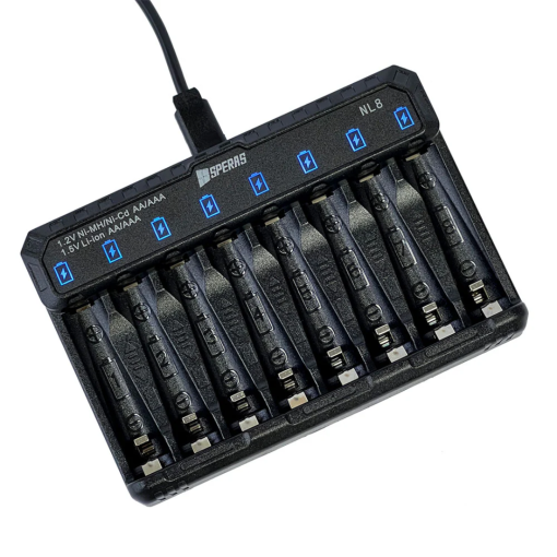 SPERAS ALL4 + NL8 Dual Charger Bundle – AA/AAA Battery (k) - Image 11