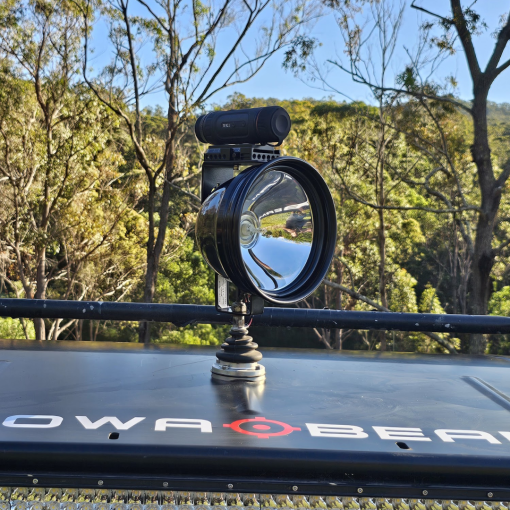 Powa Beam 7" 100W Quartz Halogen Spotlight with Thermal Mount - Image 5