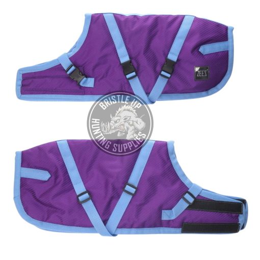 ZeeZ SUPREME Dog Coat GEN 2 Grape Purple/ Blue