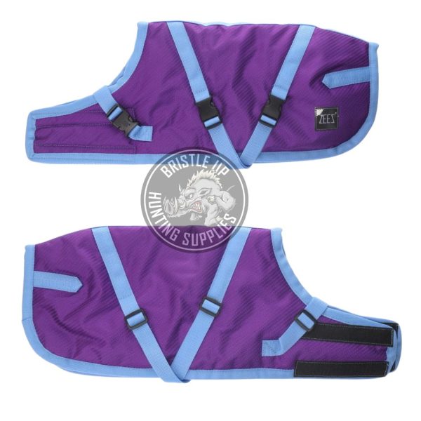ZeeZ SUPREME Dog Coat GEN 2 Grape Purple/ Blue