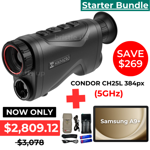 Hikmicro Condor CH25L - Starter Bundle - Superb Remote mounting
