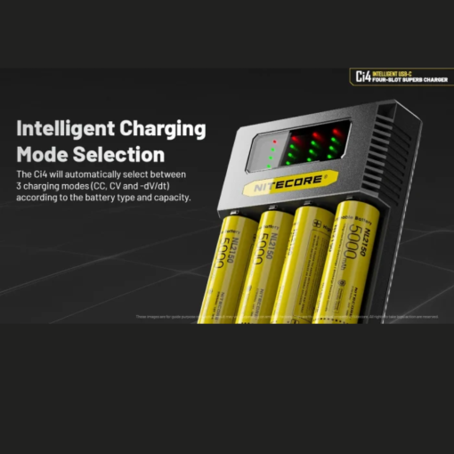 Nitecore Ci4 Intelligent USB-C Battery Charger - Image 5