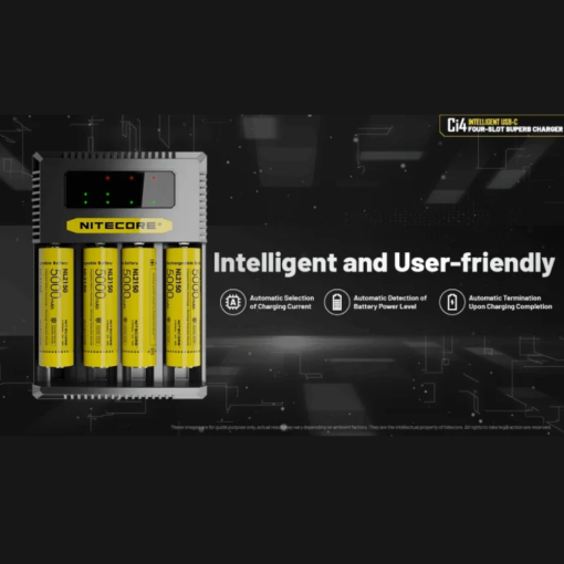 Nitecore Ci4 Intelligent USB-C Battery Charger - Image 9