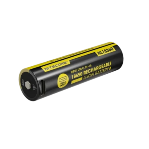 Nitecore NL1836R 3600mAh USB-C Rechargeable 18650 Battery