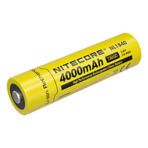 Nitecore NL1840 High-performance 4000mAh Li-ion 18650 rechargeable battery