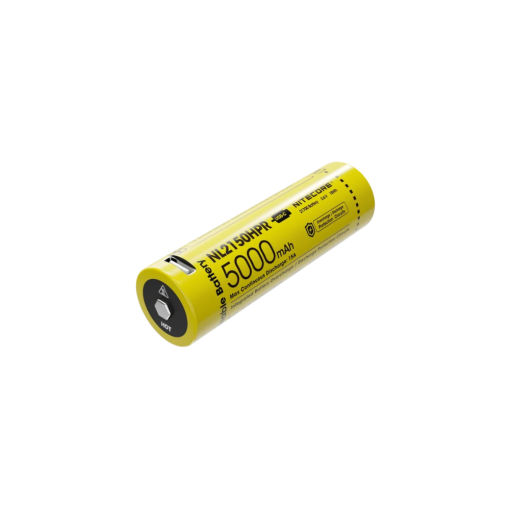 Nitecore NL2150HPR 5000mAh USB-C Rechargeable 21700 Battery, High Performance