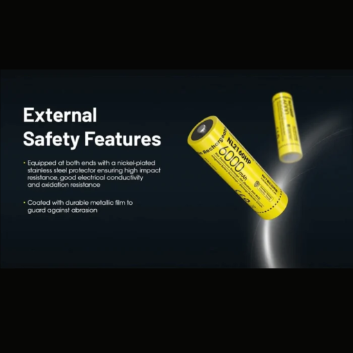 Nitecore NL2160HP 6000mAh High-Performance 21700 - Image 4