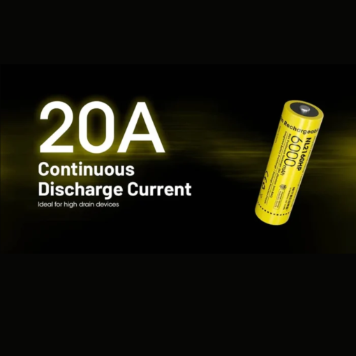 Nitecore NL2160HP 6000mAh High-Performance 21700 - Image 3