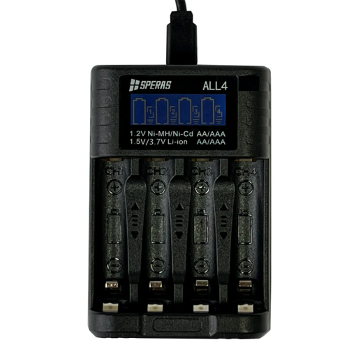 SPERAS ALL4 + NL8 Dual Charger Bundle – AA/AAA Battery (k) - Image 7