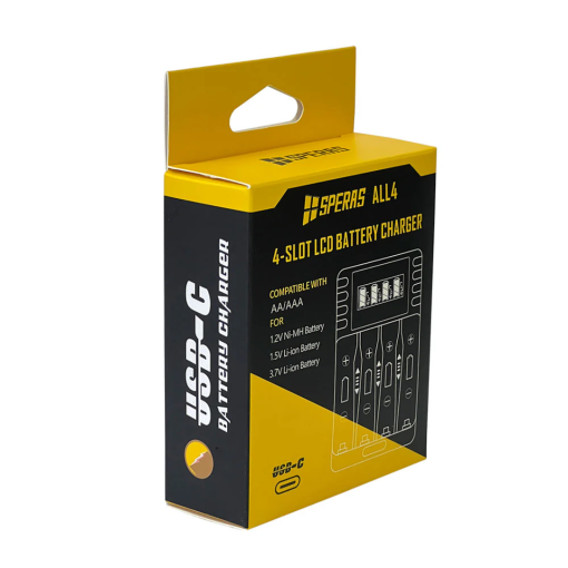 SPERAS ALL4 + NL8 Dual Charger Bundle – AA/AAA Battery (k) - Image 3