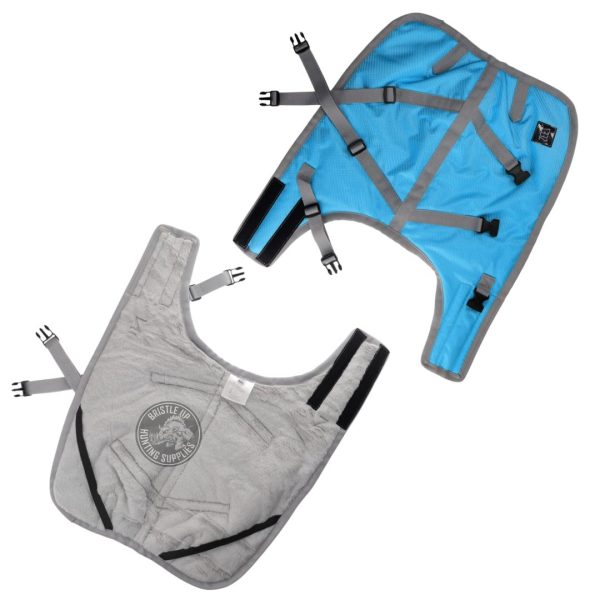 Alternative view of ZeeZ SUPREME Dog Coat GEN 2 Turquoise/ Grey