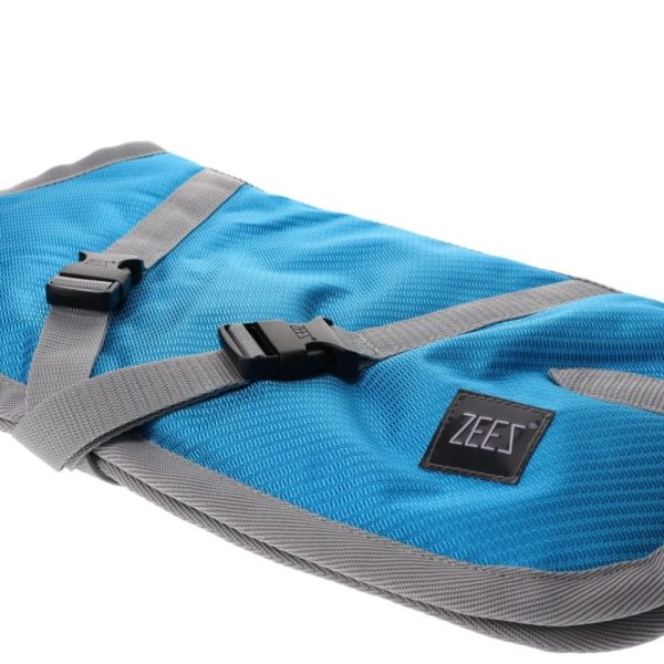 ZeeZ SUPREME Dog Coat GEN 2 Turquoise/ Grey - Image 4