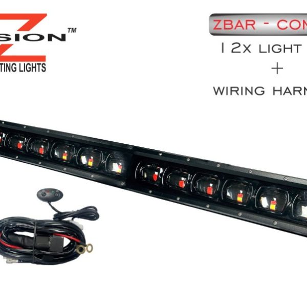 Alternative view of Z Vision LED Light Bar + Wiring Kit