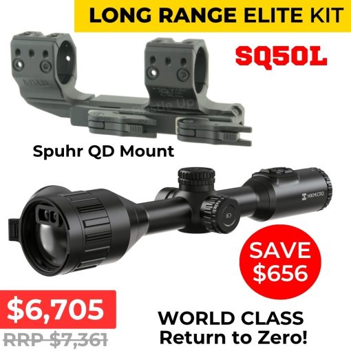 ELITE SPHUR BUNDLE | Hikmicro Stellar 3.0 SQ50L + SPUHR QD Mount