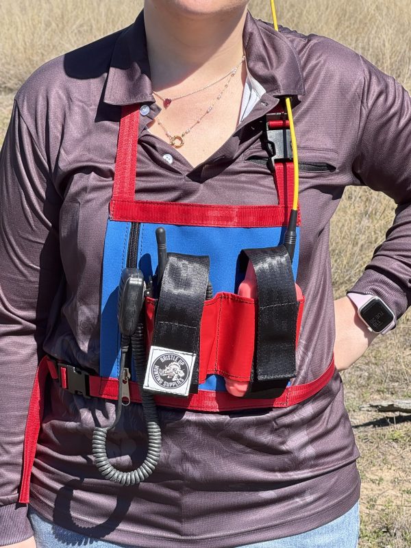 Double GPS & UHF Holster - mixed color - bristle up - Image 11