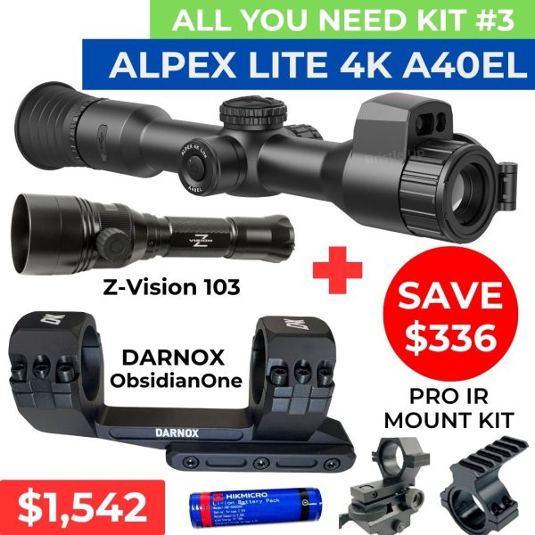 ALL YOU NEED #3 | Hikmicro Alpex 4K Lite A40EL LR + Z-vision 103 IR - Day & Night Vision