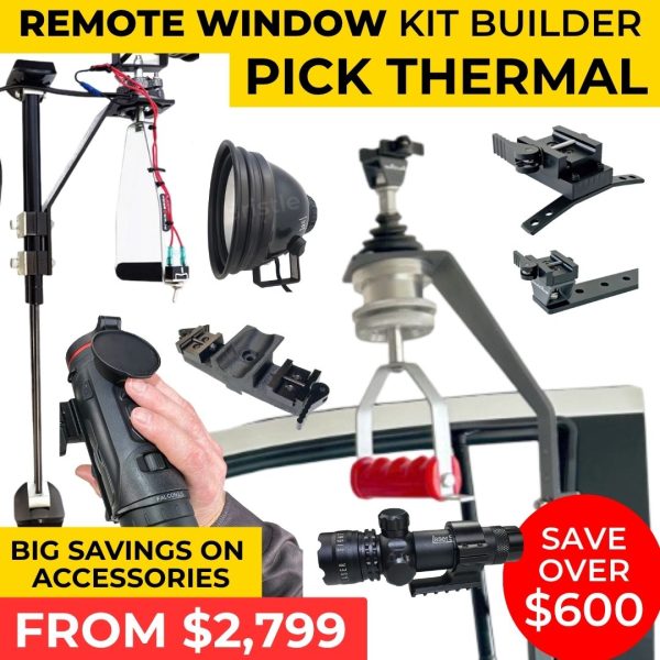 REMOTE WINDOW or ROOF Kit Builder - SAVE BIG - No Hole through roof needed