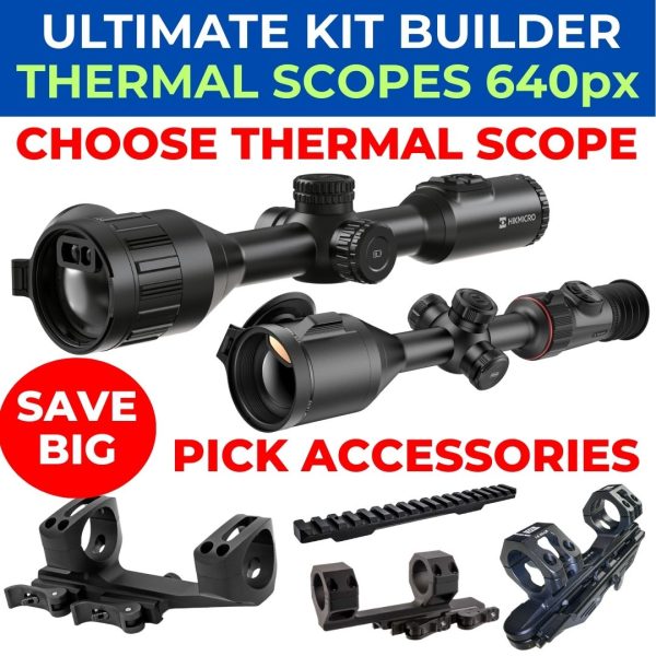 Hikmicro Stellar SQ50L 3.0 | SQ35L | Nocpix Ace H50R | Ulitmate Kit Builder 640px Thermal Scopes - Thermal Scope