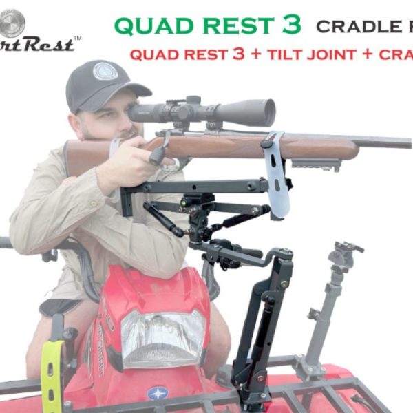 Alternative view of SmartRest Quad Rest 3 Cradle Pack Gun Rest and Gun Rack - SRQR3-CP