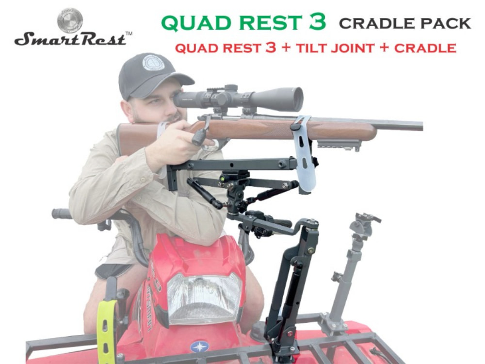 SmartRest Quad Rest 3 Cradle Pack Gun Rest and Gun Rack - SRQR3-CP - Image 2