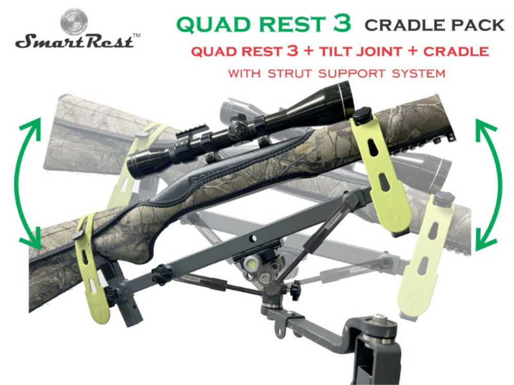 SmartRest Quad Rest 3 Cradle Pack Gun Rest and Gun Rack - SRQR3-CP - Image 8