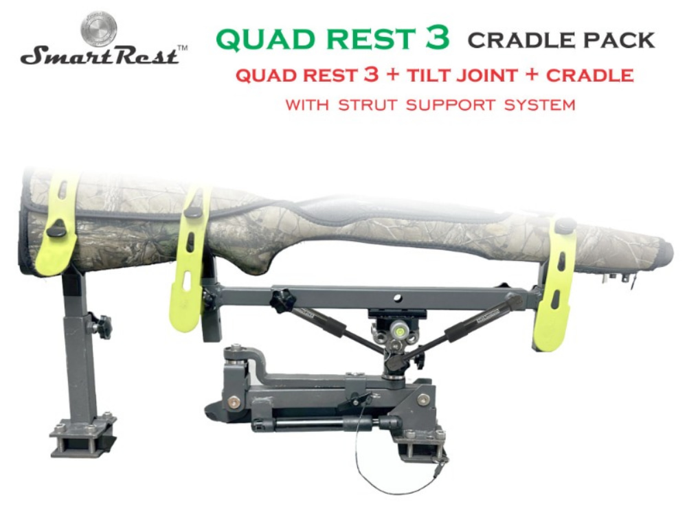 SmartRest Quad Rest 3 Cradle Pack Gun Rest and Gun Rack - SRQR3-CP - Image 9