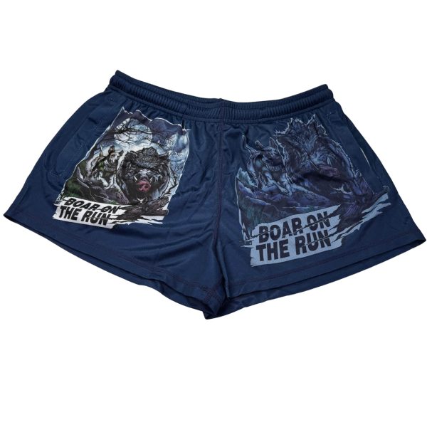 Boar on the run Footy Shorts – Kids & Adults #0015