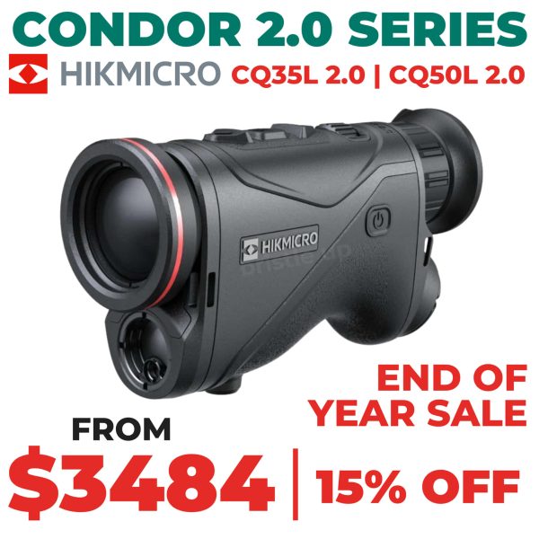 Hikmicro Condor 2.0 Series 5GHz - CQ35L | CQ50L - Thermal Monocular - END OF YEAR SALE