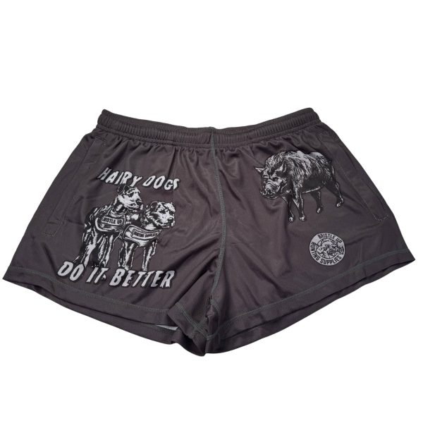 Hairy dogs do it better Footy Shorts – Kids & Adults #0013