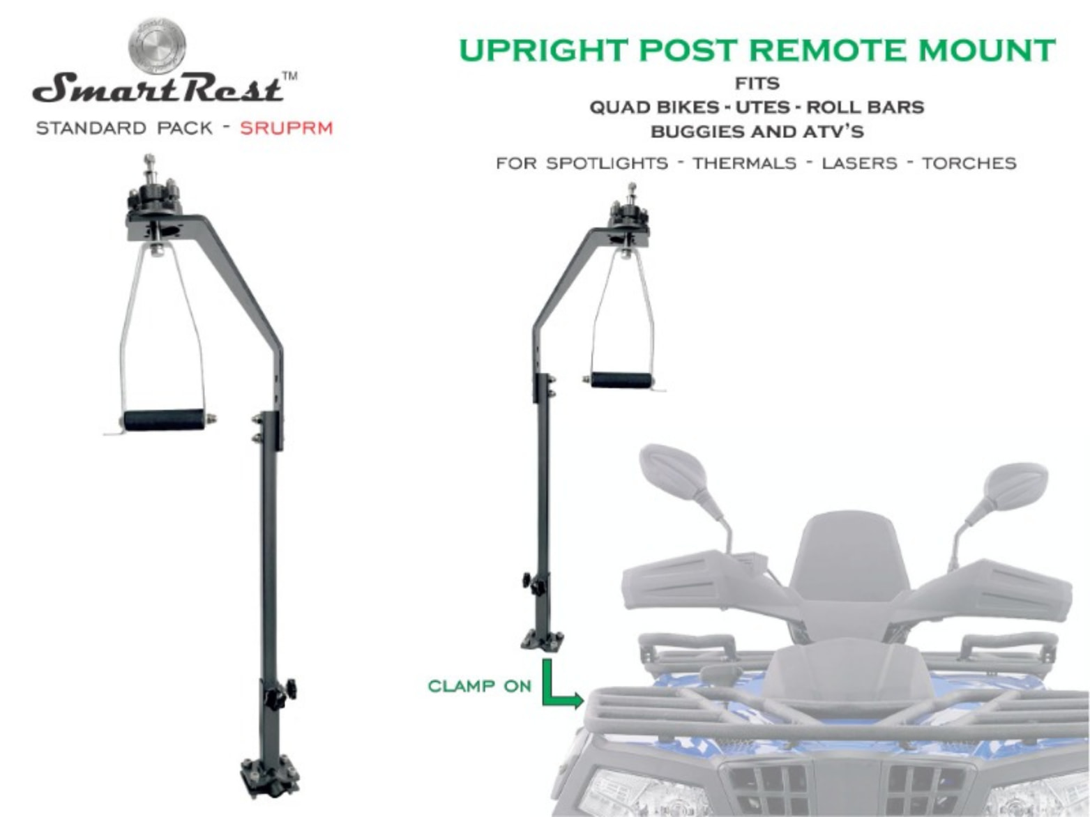 SmartRest Upright Post Remote Light/Thermal Mount - Image 5