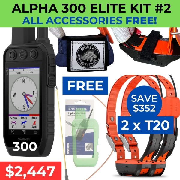 Garmin Alpha 300 PRO KIT #2 - Tuskguard - GPS Dog Tracker (2026)