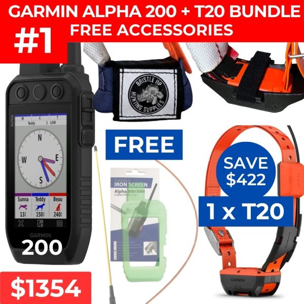 Garmin Alpha 200 1 x T20 #1 - Tuskguard - GPS Dog Tracker (2026)