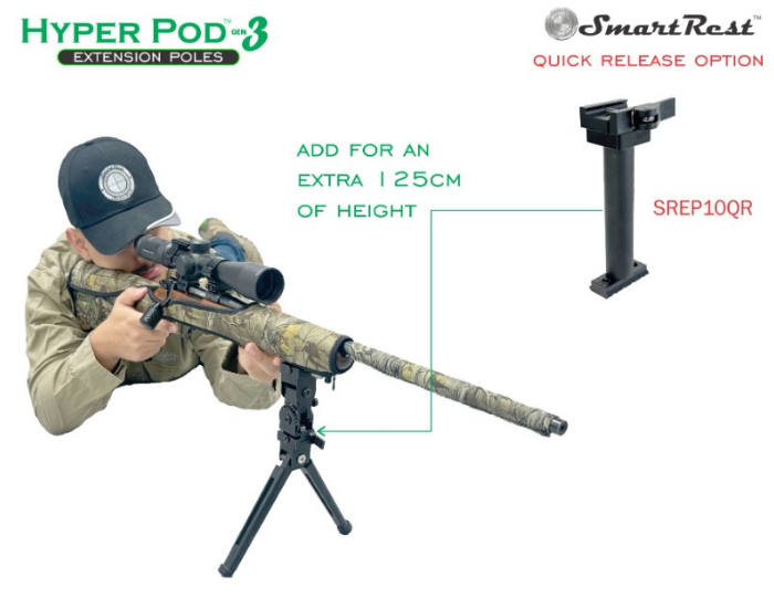 SmartRest Hyper Pod 3 Extension Poles - SREP - Image 12