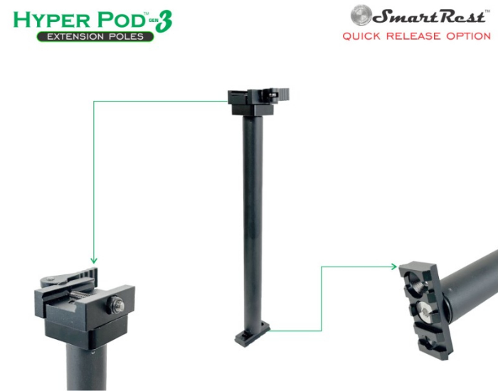 SmartRest Hyper Pod 3 Extension Poles - SREP - Image 7