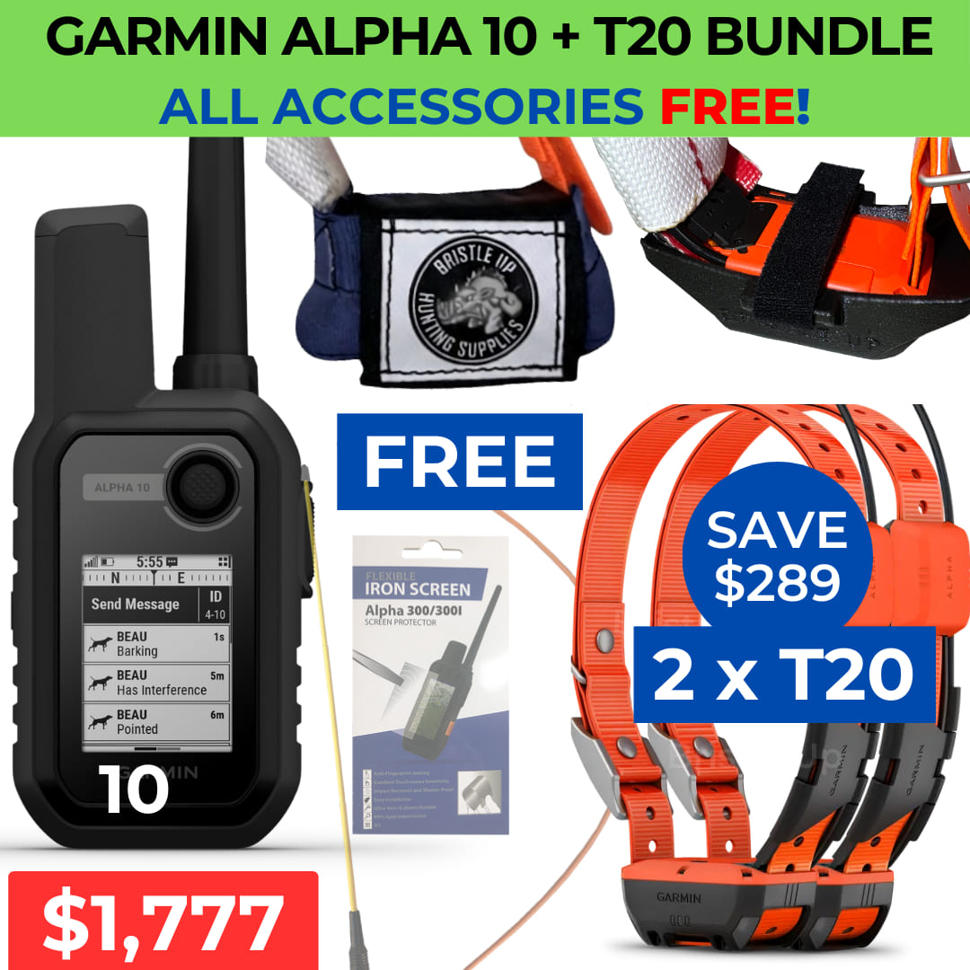 GARMIN Alpha 10 + T20 x 2 + Accessories Free