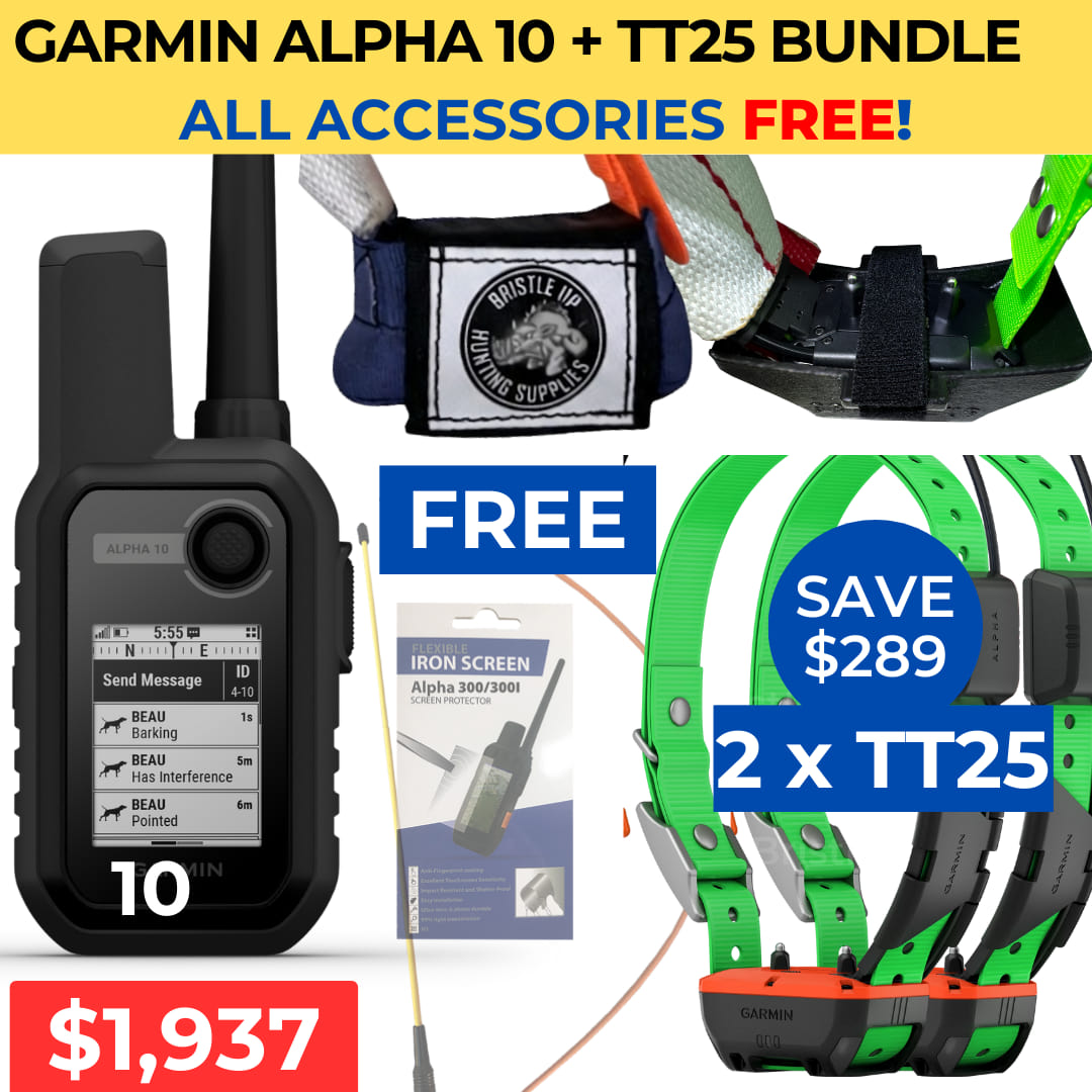 GARMIN Alpha 10 + TT25 x 2 + Accessories Free