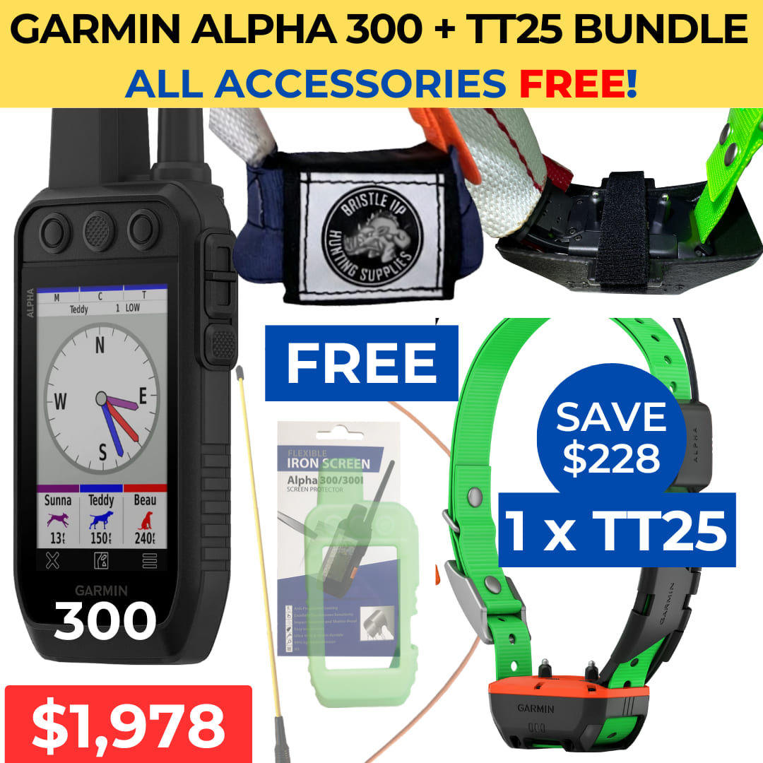 GARMIN Alpha 300 + TT25 x 1 + Accessories Free