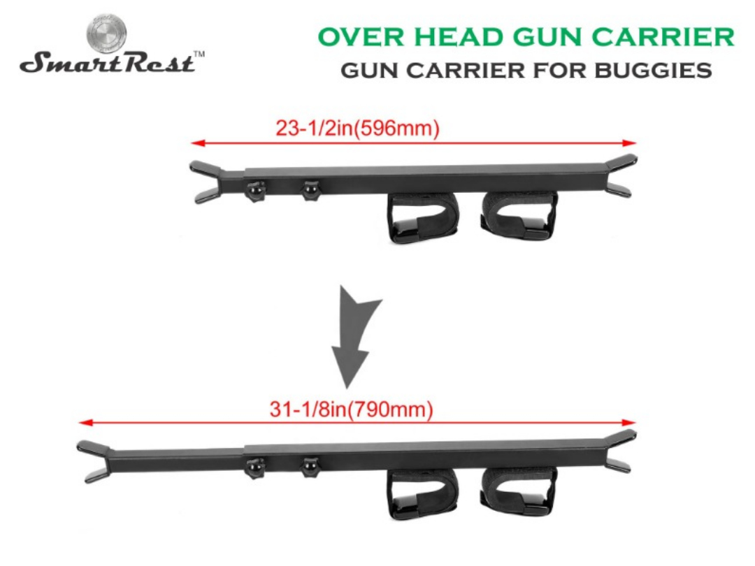 SmartRest Over Head Gun Rack for Buggies - Image 4