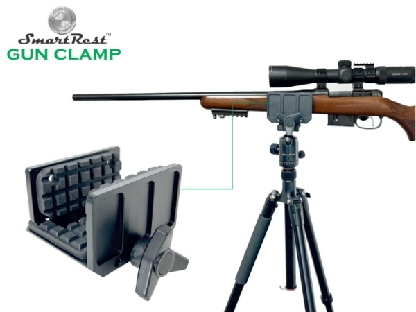SmartRest Tripod + Ball Head + GUN CLAMP - Image 2
