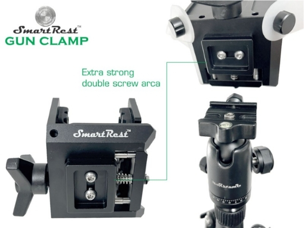 SmartRest Tripod + Ball Head + GUN CLAMP - Image 3