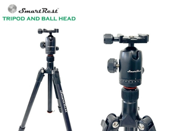 SmartRest Tripod + Ball Head + GUN CLAMP - Image 4