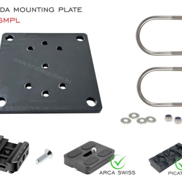 SpydaBot - Roll Bar Mounting Plate and U Bolt option
