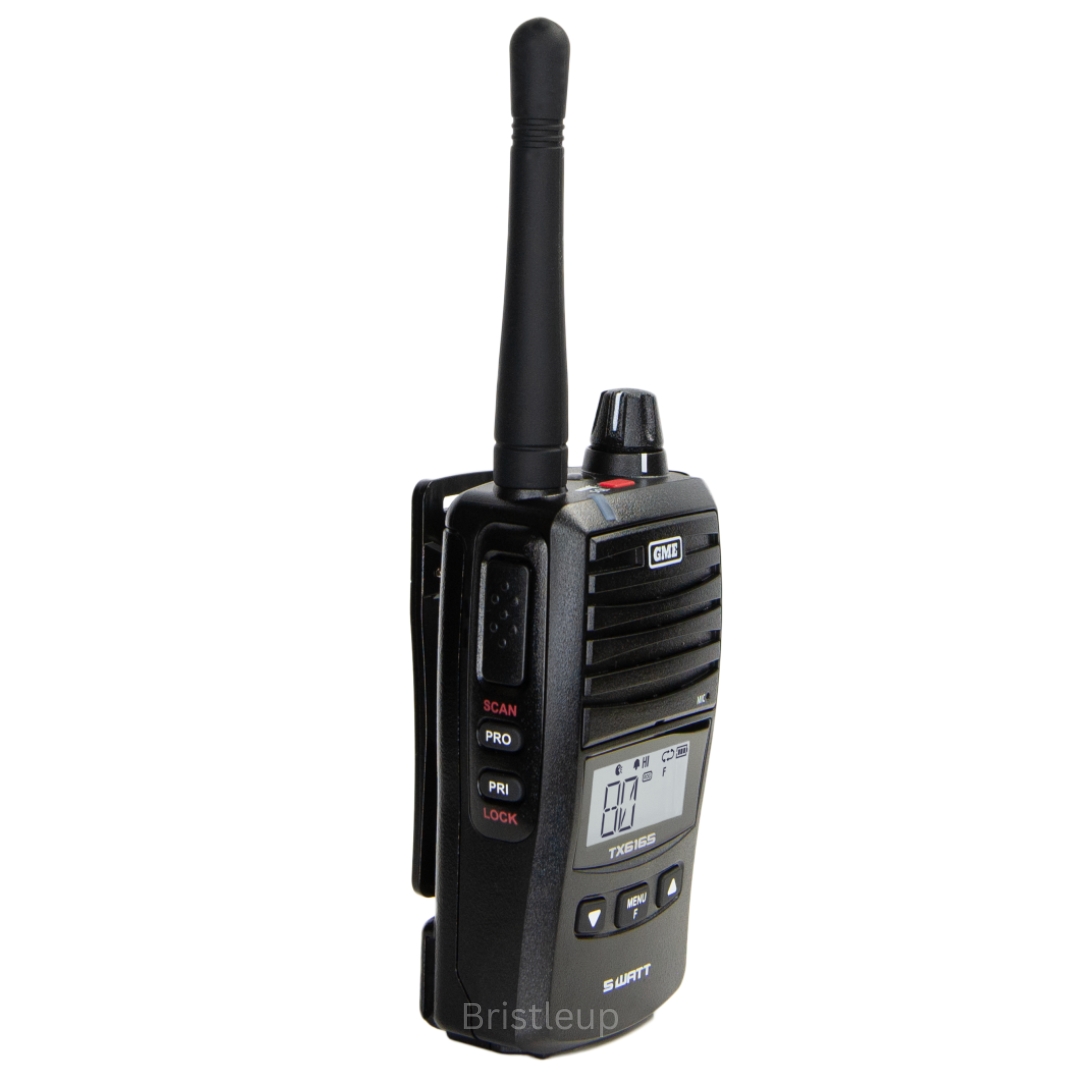 GME TX6165 - 5/1 Watt UHF CB Handheld Radio including Accessories - Image 4