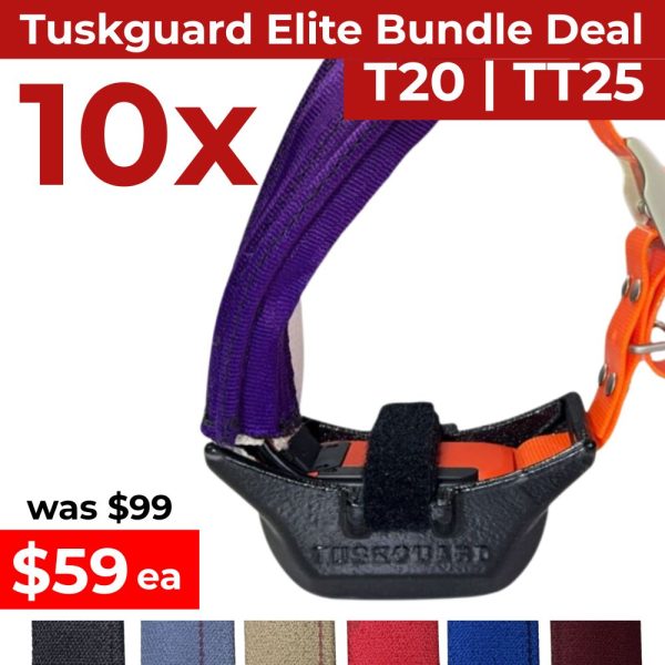 10 x Garmin T20 | TT25 Elite Tuskguard MX7 Protector - GPS Dog Tracker