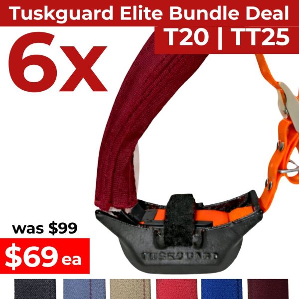 6 x Garmin T20 | TT25 Elite Tuskguard MX7 Protector - GPS Dog Tracker