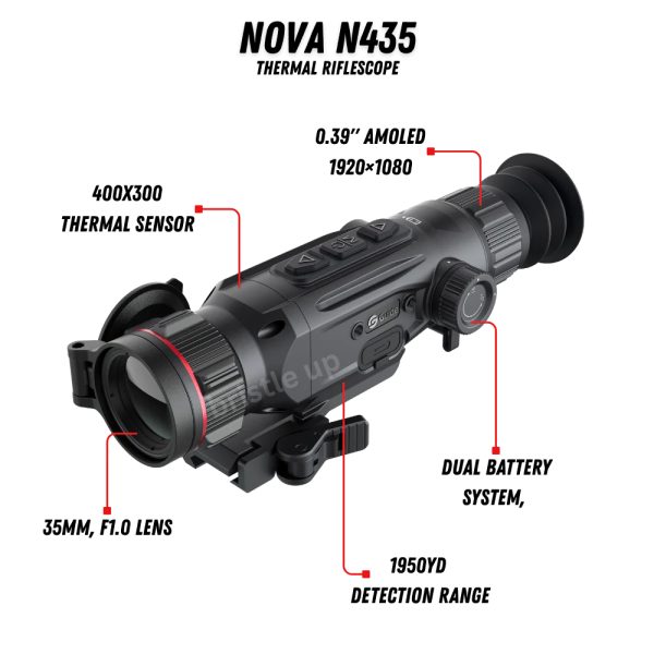 Alternative view of Guide Nova N435 - Thermal Scope