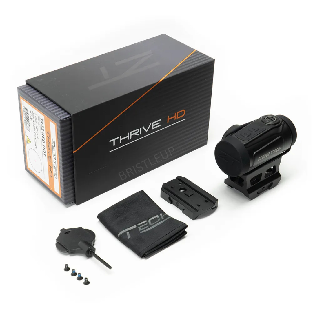 Zerotech Thrive HD Digital Red Dot 1x22 Digital 2 MOA HIGH & LOW MOUNT - Image 5