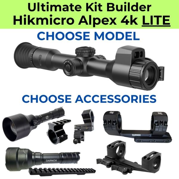 Ultimate Kit Builder - Hikmicro Alpex Lite A40E - A40EL - Day and Night Vision Scope