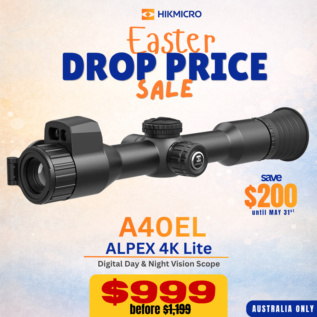 Hikmicro Alpex 4K Lite A40EL Day & Night Vision | Easter Sale Drop Price